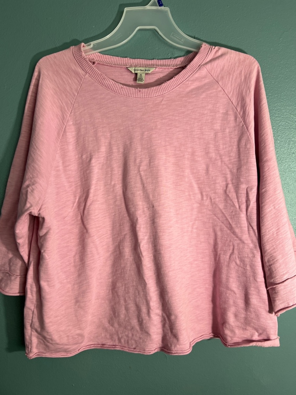 **3 for $12**Calvin Klein Jeans Pink Crewneck Pullover Sweatshirt